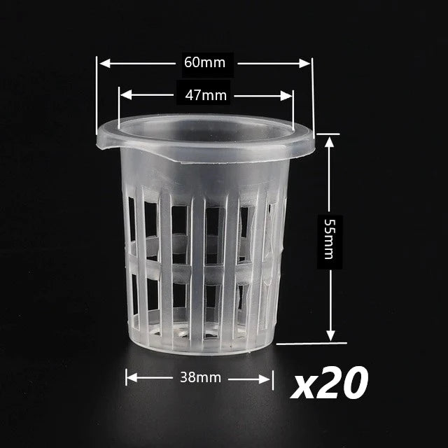 Net Cups/Mesh Pots 2 inch/50mm (20 pack) Vertical Horizon Hydroponics