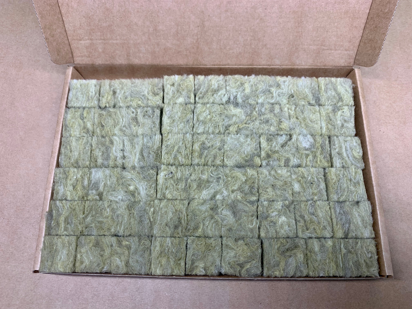 54 Rockwool 1 inch cubes for hydroponics seed-starting (Free standard postage)